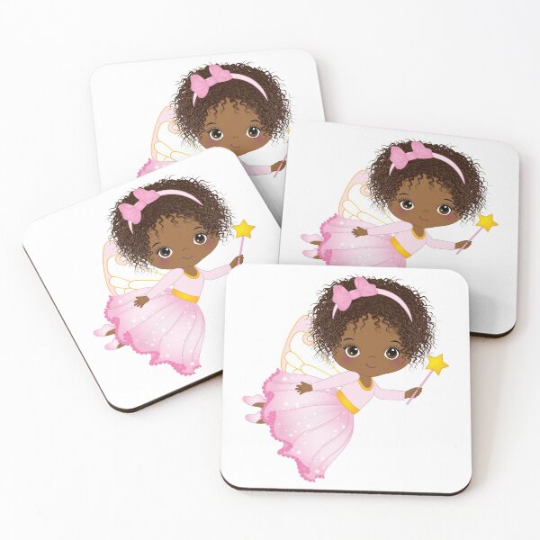 Item preview, African American Cute Little Fairy designed and sold by CreativeMill.