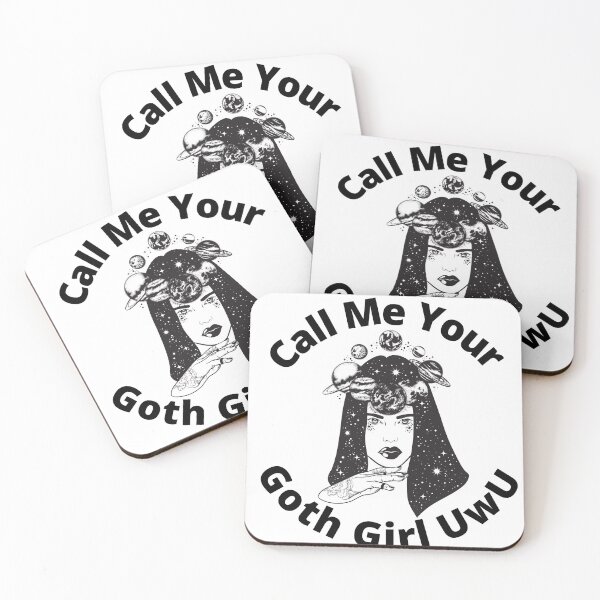 Item preview,  Call Me Your Goth Girl UwU | Cute, Kawaii, Goth Design  designed and sold by LemonDemonzzz.