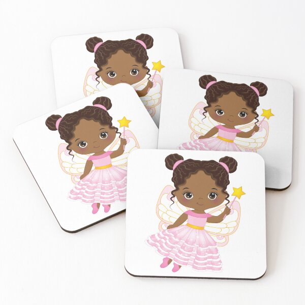 Item preview, African American Cute Little Fairy designed and sold by CreativeMill.