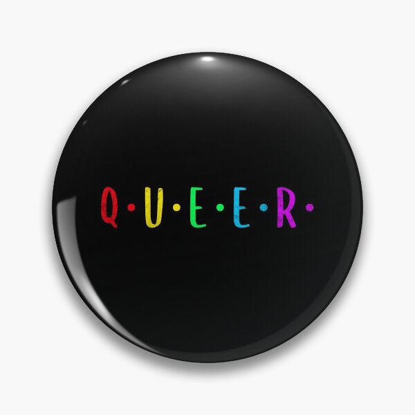 Item preview, Distressed QUEER Gay Pride Rainbow Design designed and sold by LittleFlairTee.