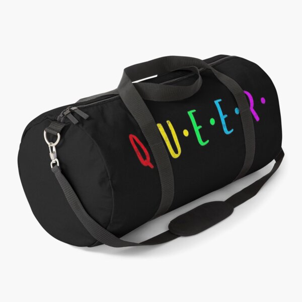 Item preview, Distressed QUEER Gay Pride Rainbow Design designed and sold by LittleFlairTee.