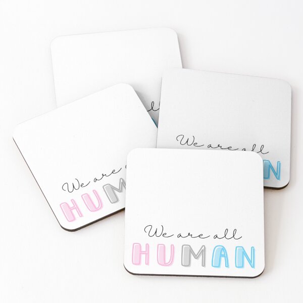 Item preview, We Are All Human - Trans Pride designed and sold by myqueercloset.