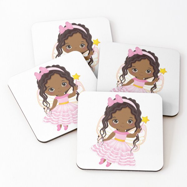 Item preview, African American Cute Little Fairy designed and sold by CreativeMill.