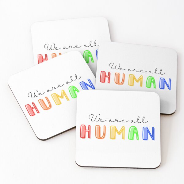 Item preview, We Are All Human - Rainbow Pride designed and sold by myqueercloset.