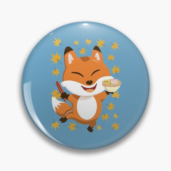 Item preview, Cute Fox, Fall Leaves, and Ramen Noodles designed and sold by Maria Garcia.
