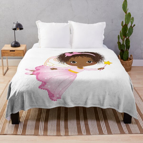 Item preview, African American Cute Little Fairy designed and sold by CreativeMill.