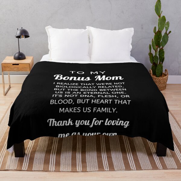 Stepmom Mothers Day Gift Blanket, To My Bonus Mom Given Me The Gift of You  Blanket, Step Mothers Day Christmas Gifts, Best Bonus Mom Gifts - Sweet  Family Gift