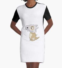 Cubone with Outline Graphic T-Shirt Dress