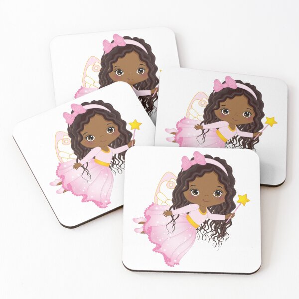 Item preview, African American Cute Little Fairy designed and sold by CreativeMill.