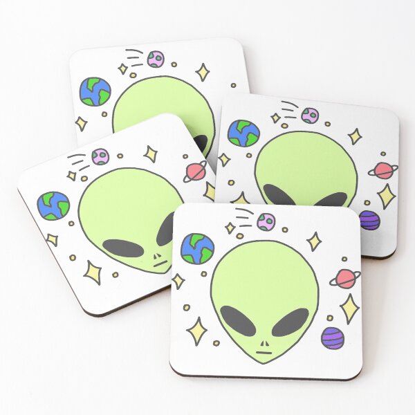 Item preview, Alien with Planets designed and sold by designsbyemilyc.