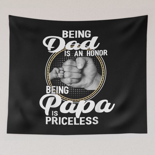 Item preview, Being dad Is An Honor Being Papa Is Priceless T-Shirt designed and sold by Lukifo-Amity.