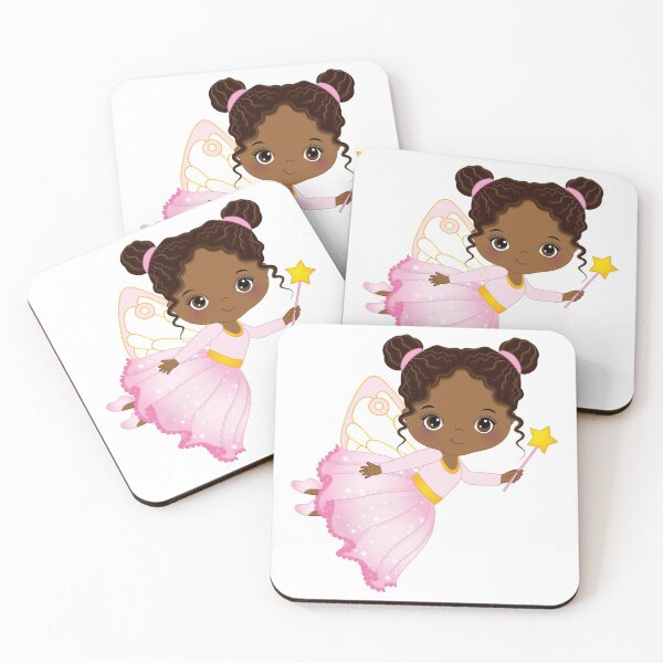 Item preview, African American Cute Little Fairy designed and sold by CreativeMill.