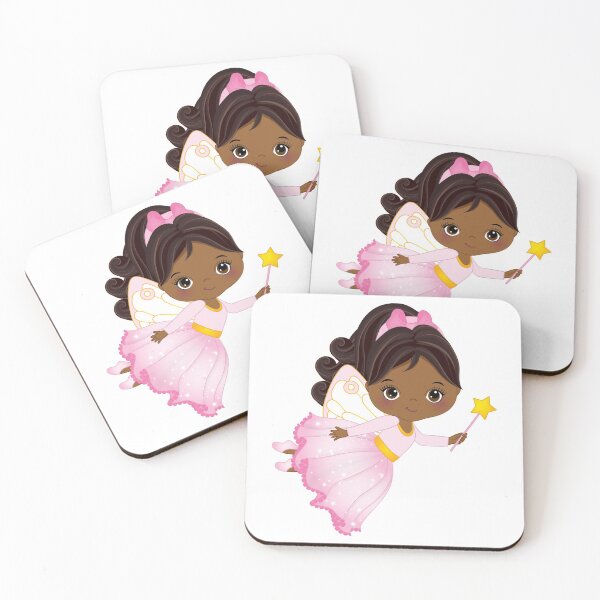Item preview, African American Cute Little Fairy designed and sold by CreativeMill.