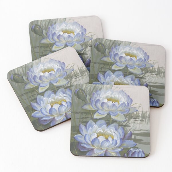 Item preview, Blue Cloud Water Lily designed and sold by Natalie Witt.