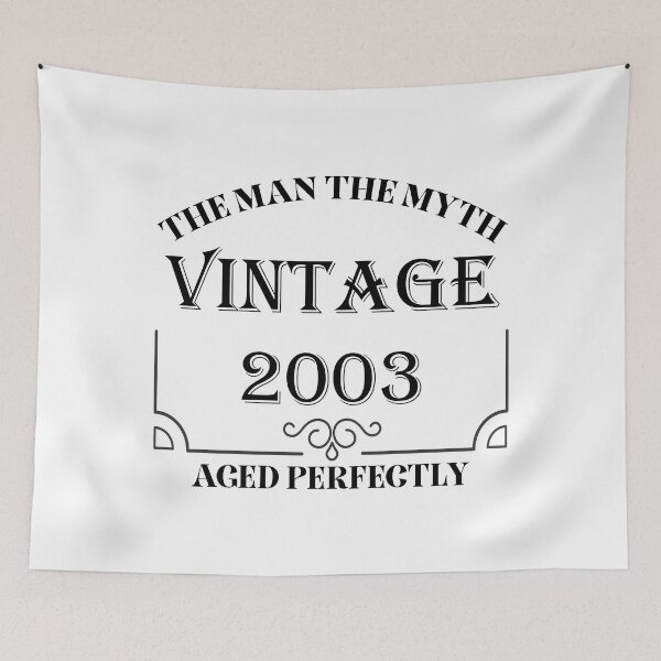 Item preview, Vintage The Man The Myth 2003 Birthday Shirt 18th Birthday Shirts designed and sold by Saharan12.