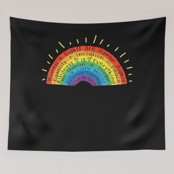 Item preview, Gay Pride Human Rights Black Lives Matter Love Is Love T-Shirt designed and sold by Lukifo-Amity.