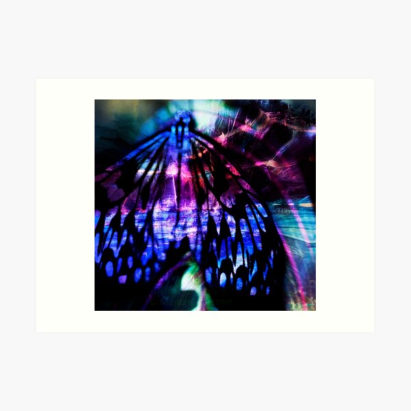 Digital Butterfly 4 Art Print