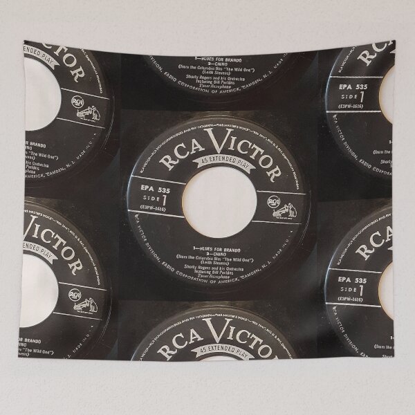 Item preview, Blues For Brando, 45, record,ep,  The Wild One, Rock & Roll, jazz, Rockabilly designed and sold by Vintaged.