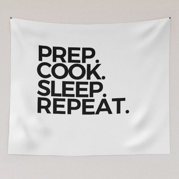 Item preview, Prep Cook Sleep Repeat designed and sold by araeesha0315.