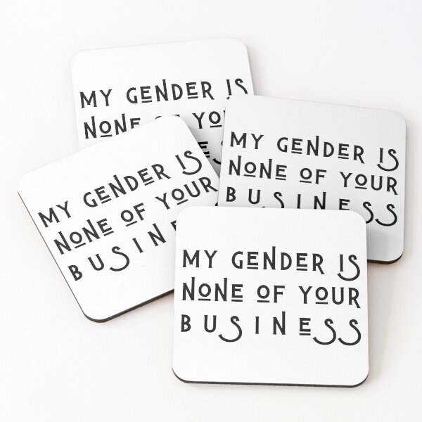Item preview, My Gender Is None Of Your Business designed and sold by myqueercloset.