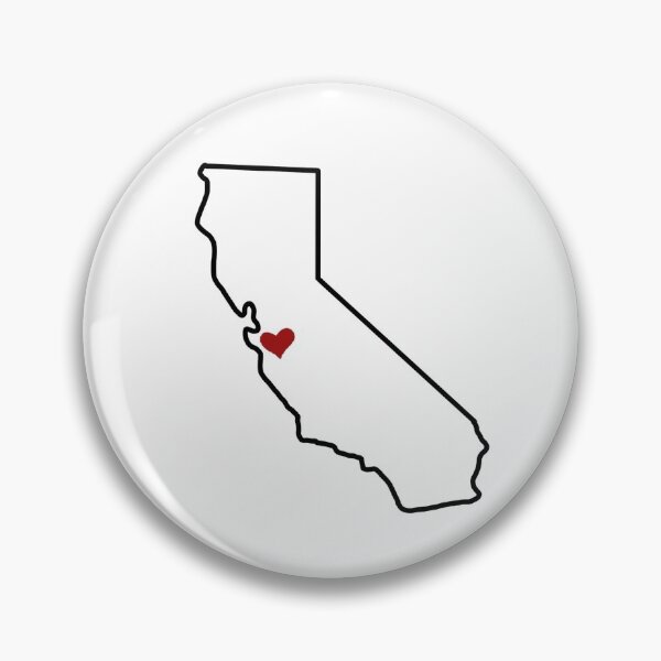 Item preview, Bay Area Heart in California designed and sold by sunnnysu.
