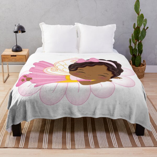 Item preview, African American Cute Litle Fairy designed and sold by CreativeMill.