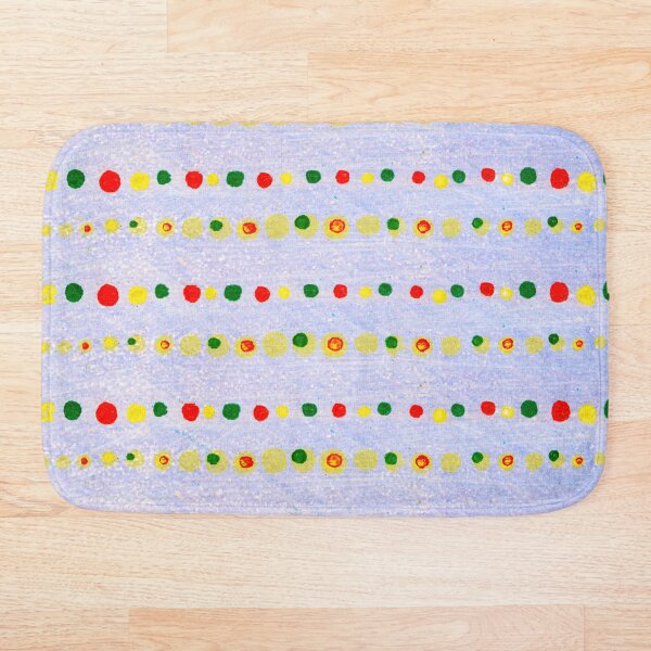 Item preview, Pale Red Green Yellow Dots Vintage Japanese woodblock print (1904) by Furuya Korin designed and sold by nomnomi.