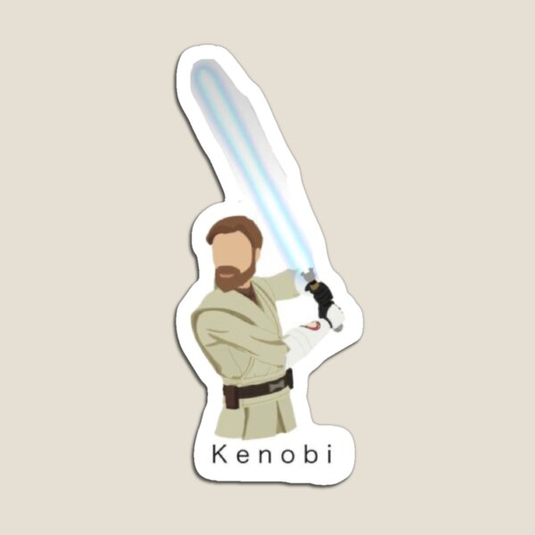 Item preview, Kenobi sticker designed and sold by aloha-designs.