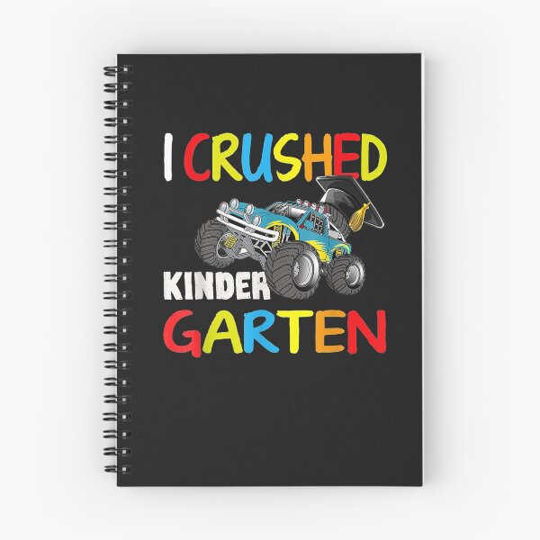 Item preview, I Crushed Kindergarten Gift Graduation Boys Monster Truck T-Shirt designed and sold by Lukifo-Quipo.