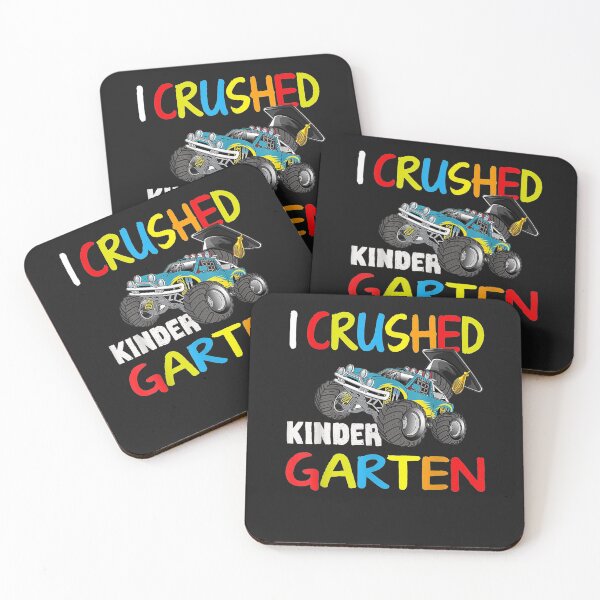 Item preview, I Crushed Kindergarten Gift Graduation Boys Monster Truck T-Shirt designed and sold by Lukifo-Quipo.