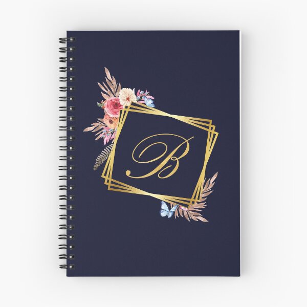 Item preview, B Botanical Monogram Drawing, Floral Letter b designed and sold by sbk-designer.