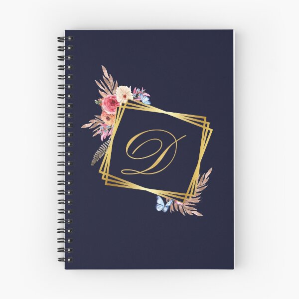 Item preview, d Botanical Monogram Drawing, Floral Letter D designed and sold by sbk-designer.