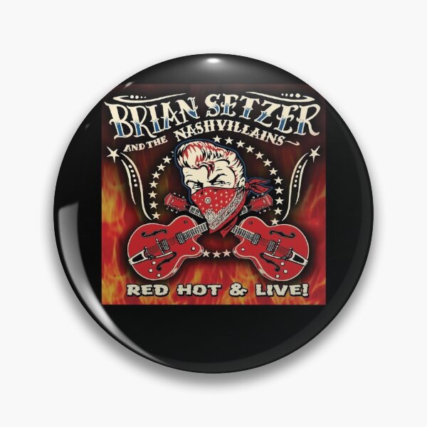 Item preview, Brian Setzer And The Nashvillains Red Hot & Live! designed and sold by CliffordIda7.