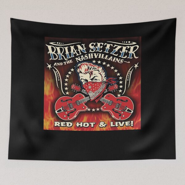 Item preview, Brian Setzer And The Nashvillains Red Hot & Live! designed and sold by CliffordIda7.