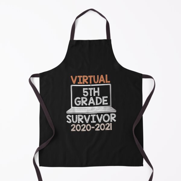 Aperçu de l'œuvre Last Day of School Virtual 5th Grade Survivor 2020-2021 T-Shirt créée et vendue par Lukifo-Quipo.
