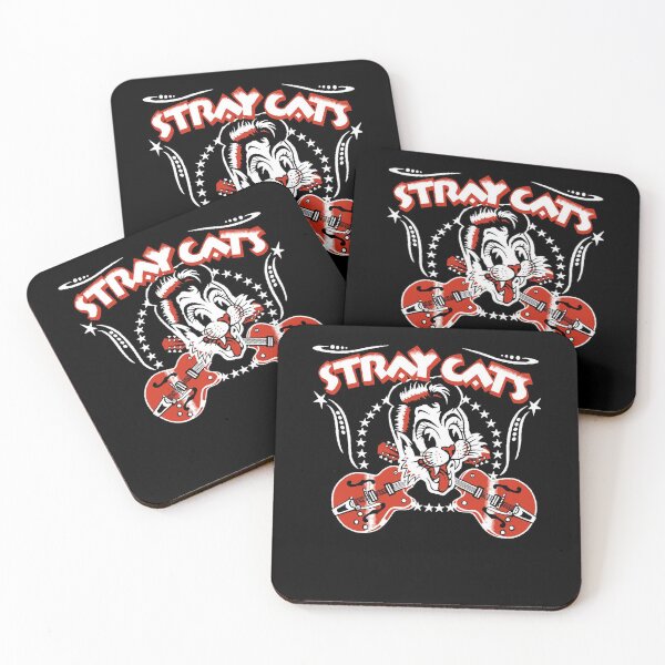 Item preview, Stray Cats Band - Funnny Cat Playing Guitar designed and sold by CliffordIda7.