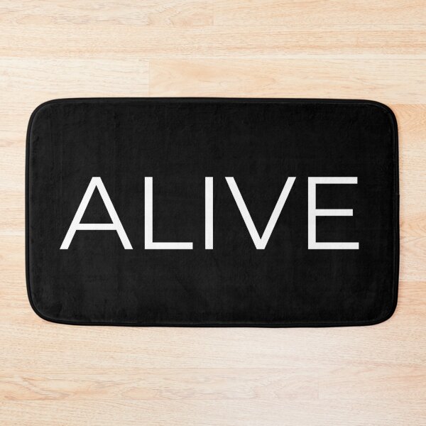 Item preview, Alive word Minimal Simple Text Design - White Font  designed and sold by BE The Oracle.