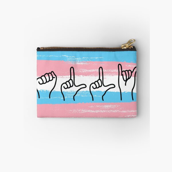 Item preview, ASL Ally Trans Flag designed and sold by PreferedDesign.