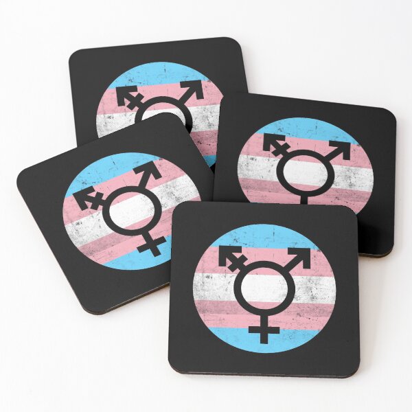 Item preview, Distressed Transgender Rights Pride designed and sold by LittleFlairTee.