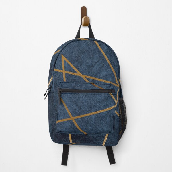 Item preview, Gold Dark Navy Geometric designed and sold by ind3finite.