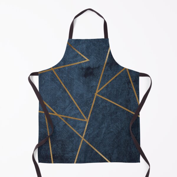 Item preview, Gold Dark Navy Geometric designed and sold by ind3finite.
