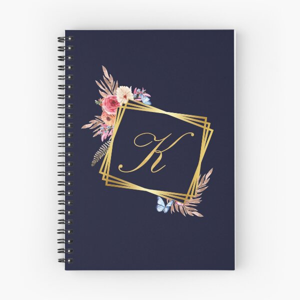 Item preview, K Botanical Monogram Drawing, Floral Letter k designed and sold by sbk-designer.