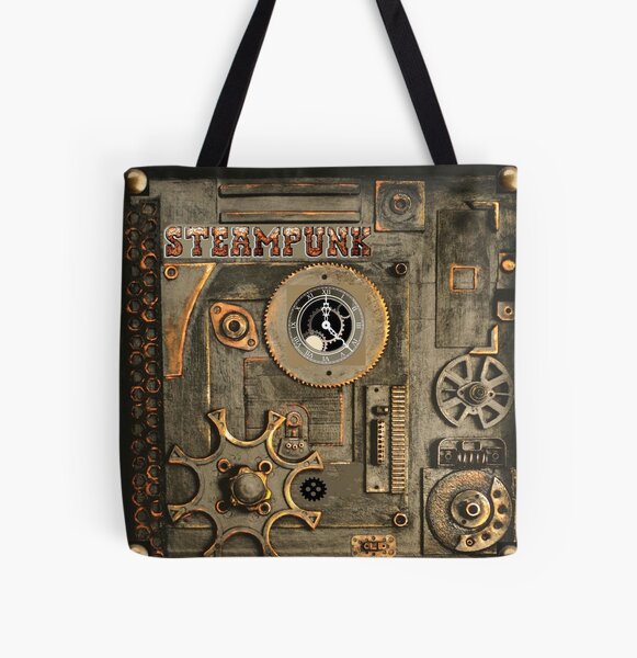 steampunk Mechanism All Over Print Tote Bag