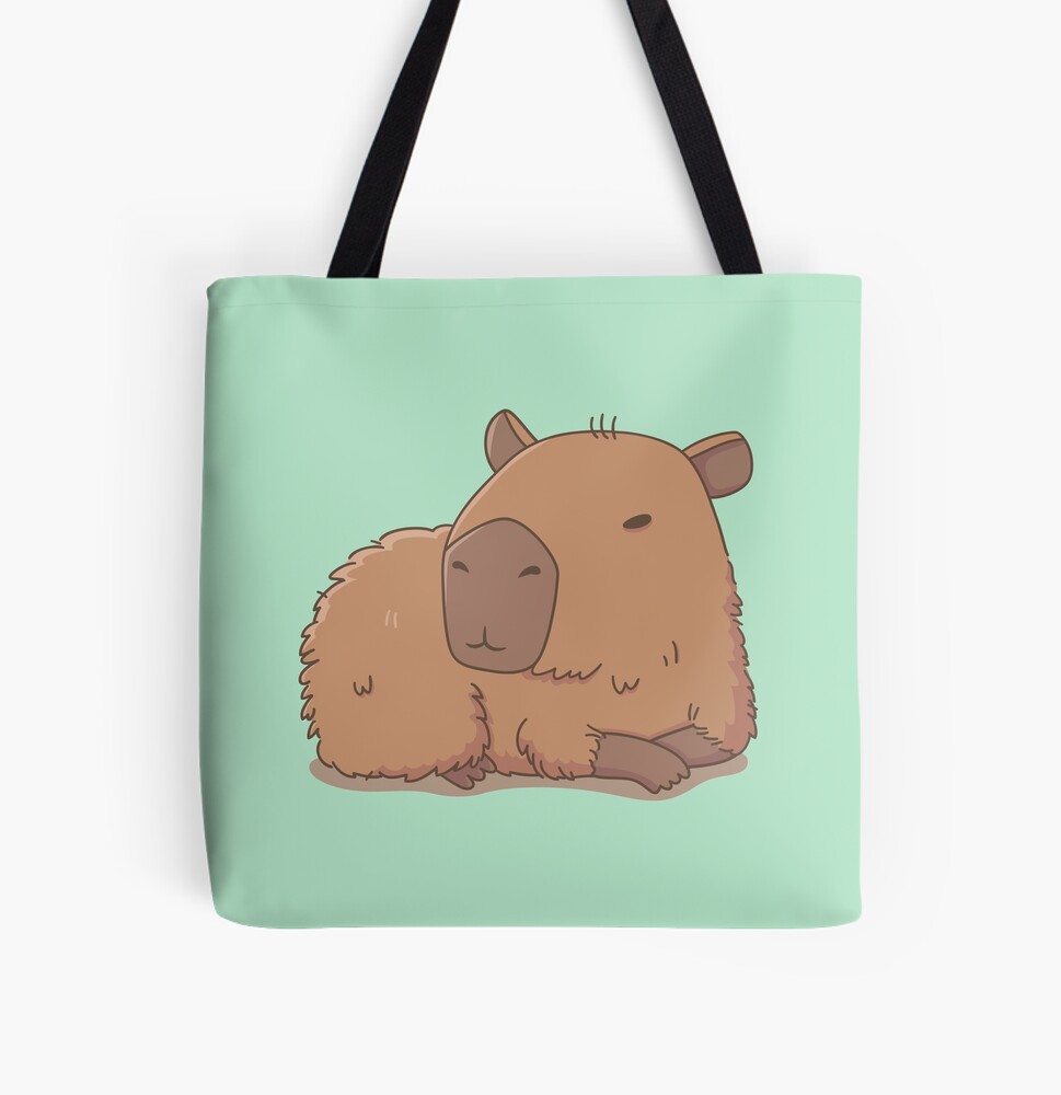 Cute Capybara Relaxing in Onsen Hot Spring Backpack for Sale by