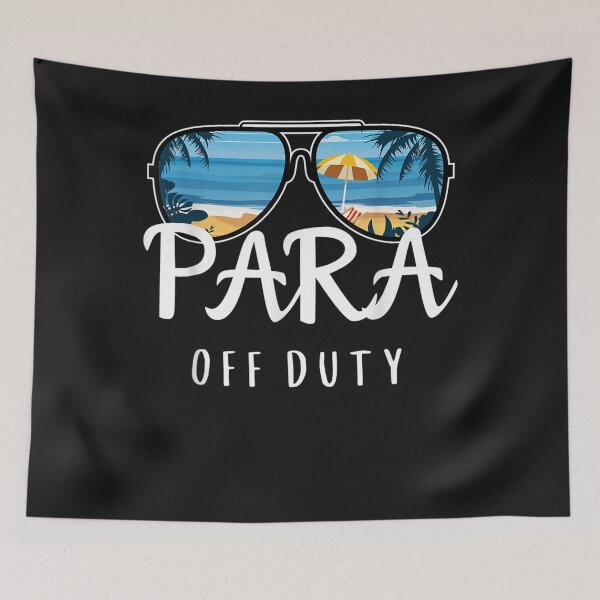 Item preview, Paraprofessional Para Off Duty Sunset Sunglasses Summer T-Shirt designed and sold by Lukifo-Vista.
