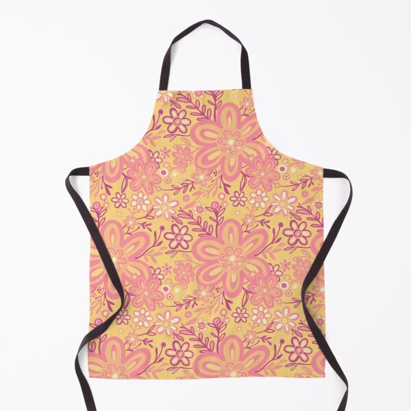 Item preview, Funky Daisy Vibes - Pink and Yellow designed and sold by Squarebird.