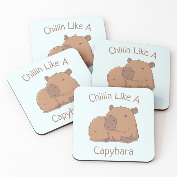 Item preview, Chilin Like A Capybara designed and sold by rustydoodle.
