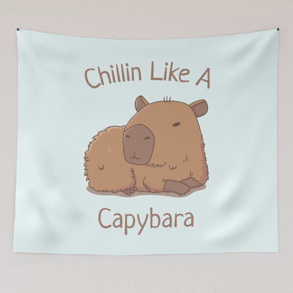Item preview, Chilin Like A Capybara designed and sold by rustydoodle.