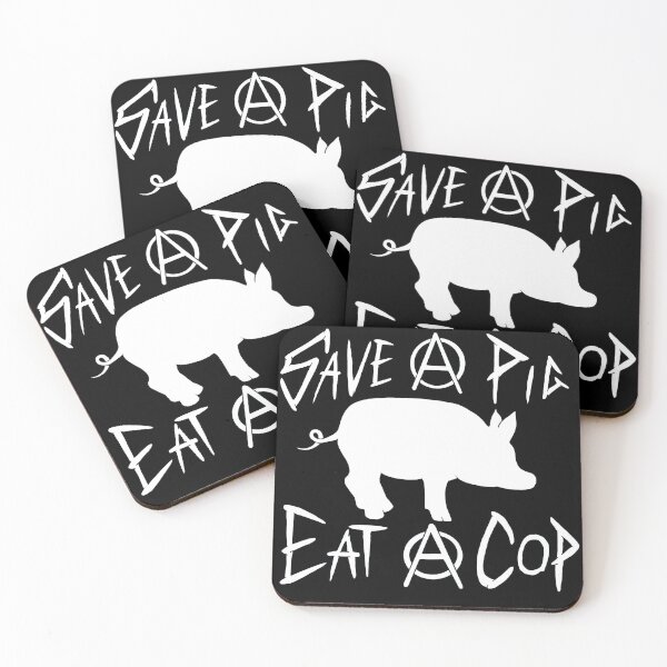 Item preview, Save A Pig, Eat A Cop designed and sold by PunkNpatchKid.