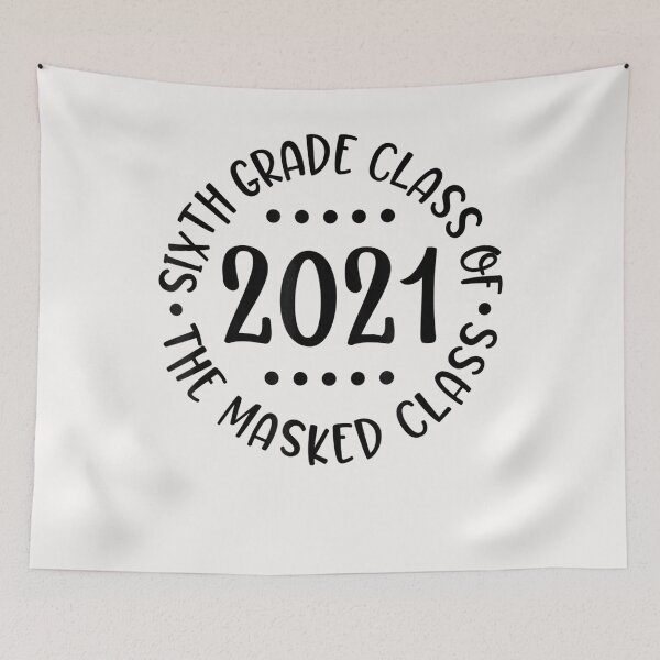 Item preview, Sixth Grade Class Of 2021 The Masked Class Graduation Gift T-Shirt designed and sold by Lukifo-Vista.
